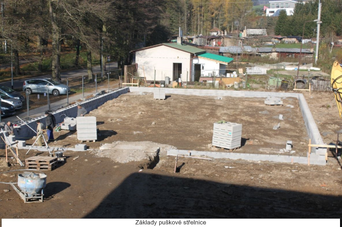 foto z rekonstrukce stelnice