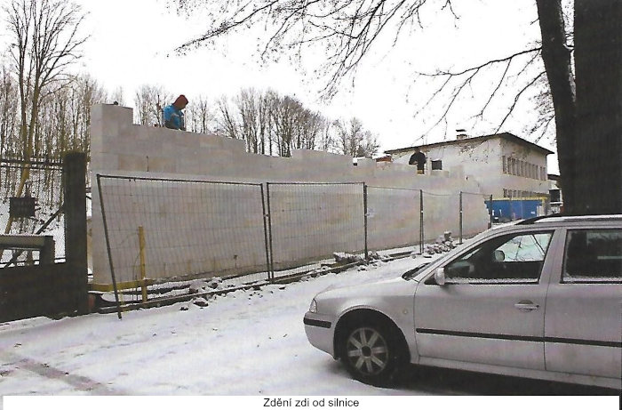 foto z rekonstrukce stelnice
