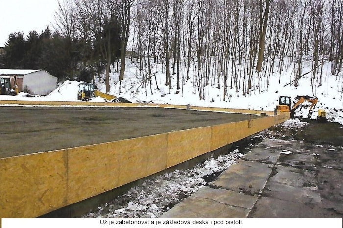 foto z rekonstrukce stelnice