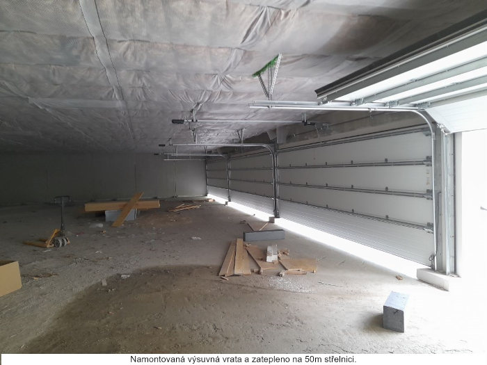 foto z rekonstrukce stelnice