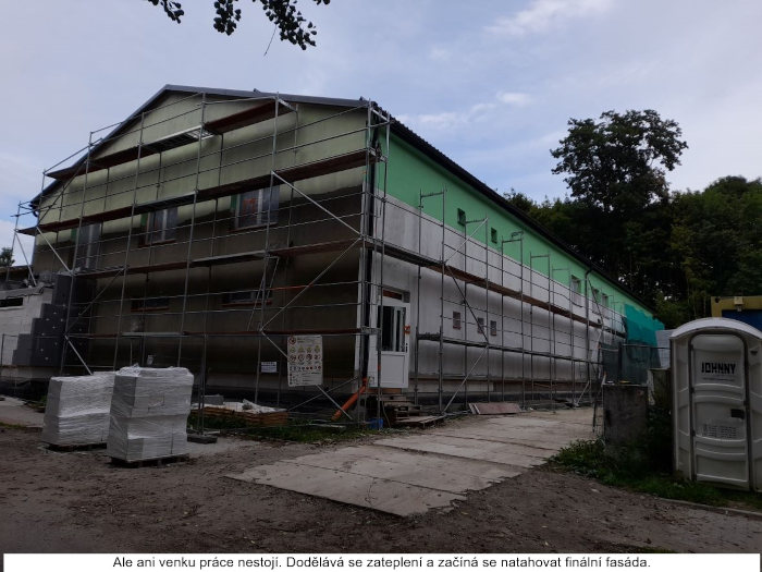 foto z rekonstrukce stelnice