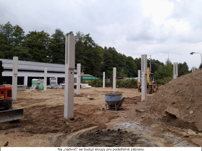 foto z rekonstrukce stelnice